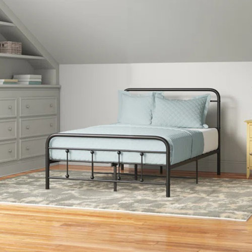 Andover Mills™ Ashburton 40" Standard Modernism Metal Bed Frame with